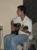 Rafa playing the guitar